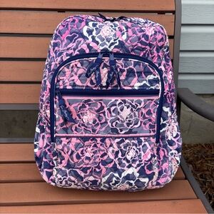 Vera Bradley Katalina Pink Campus Backpack